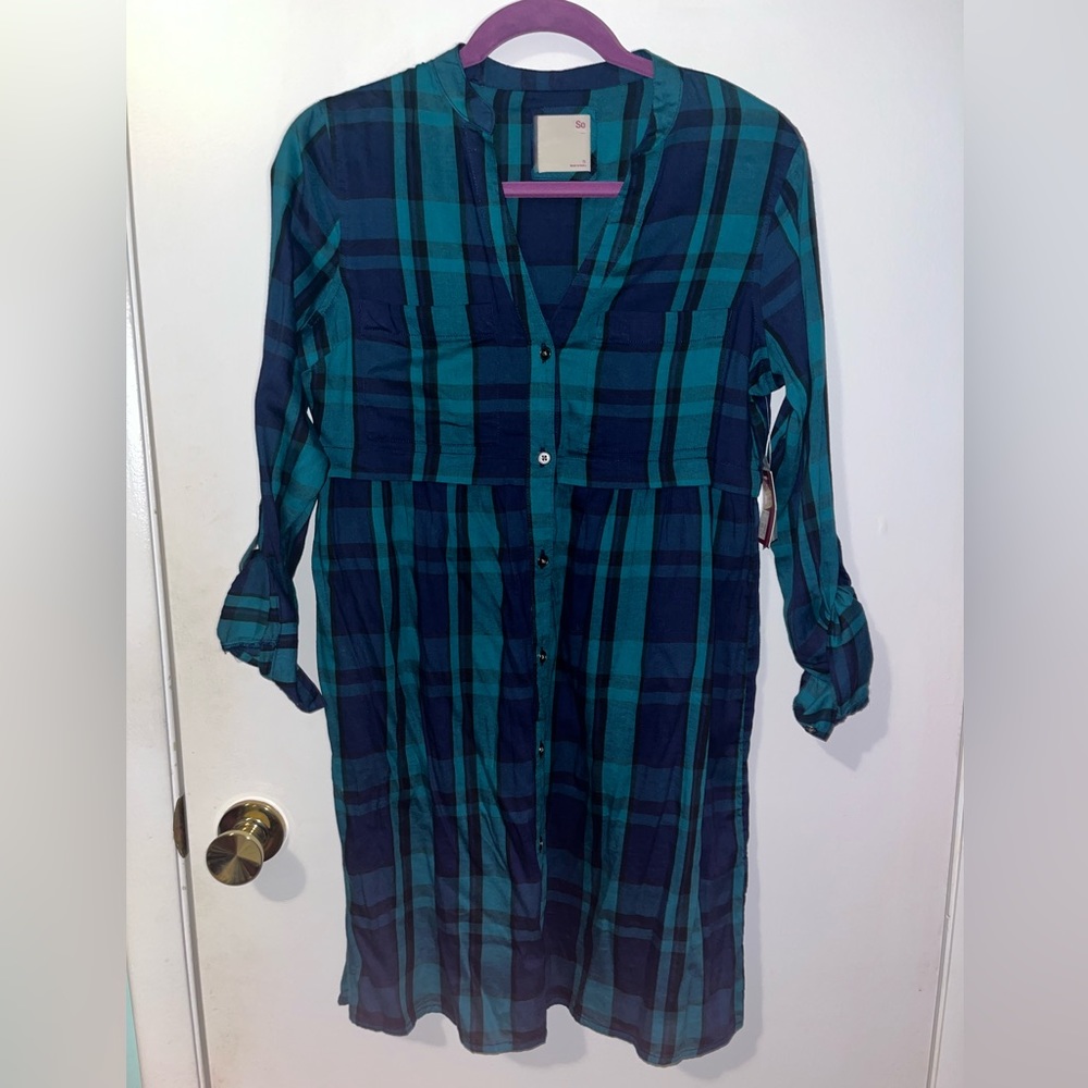Flannel dress
